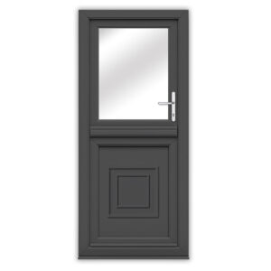 Anthracite Grey upvc Stable Door with Regal Panel