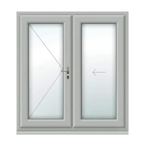 Agate Grey 2 Panel Bi Fold Doors