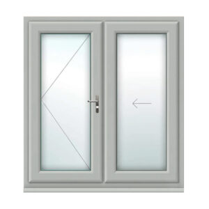 Agate Grey 2 Panel Bi Fold Doors