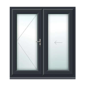 Anthracite Grey 2 Panel Bi Fold Doors