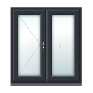 Anthracite Grey 2 Panel Bi Fold Doors