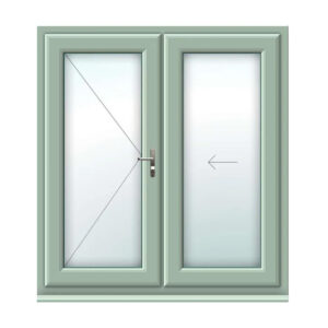 Chartwell Green 2 Panel Bi Fold Doors