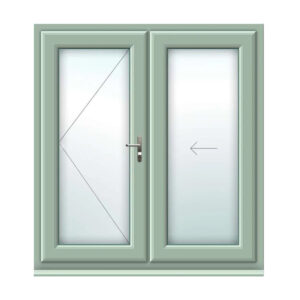 Chartwell Green 2 Panel Bi Fold Doors