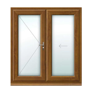 Oak 2 Panel Bi Fold Doors