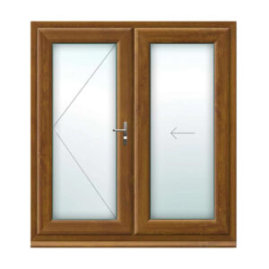 Oak 2 Panel Bi Fold Doors
